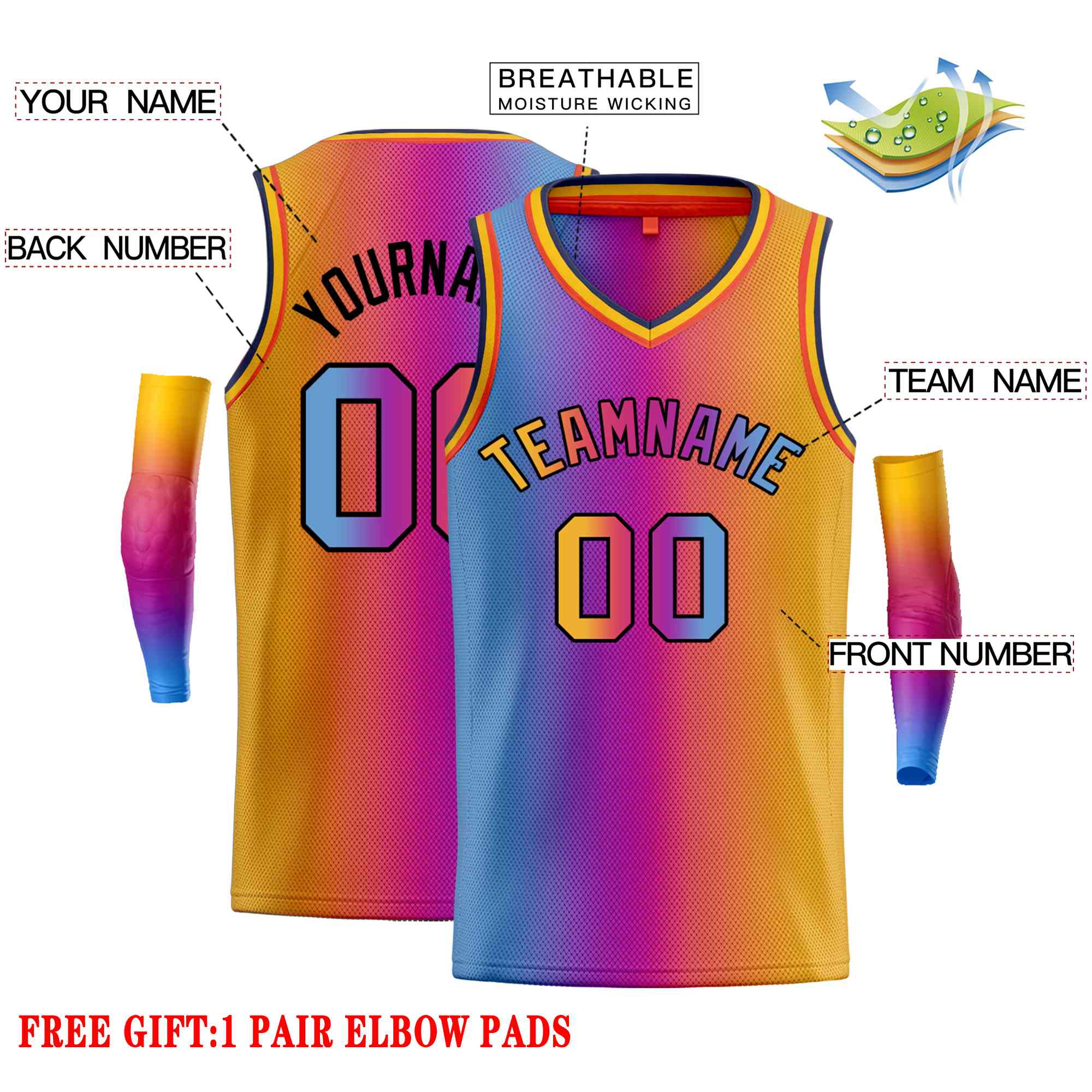 New jersey designs, Full sublimation Jersey free change team name