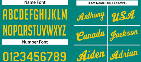 Custom Teal Yellow Classic Tops Casual Basketball Jersey