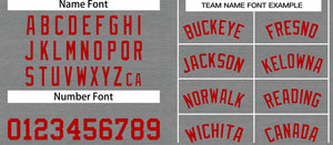 Custom Dark Gray Red-Classic Tops Men Casual Basketball Jersey