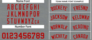 Custom Dark Gray Red Classic Tops Casual Basketball Jersey