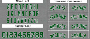 Custom Dark Gray Green-White Classic Tops Men Casual Basketball Jersey