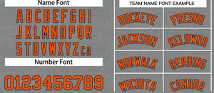 Custom Dark Gray Orange-Black Classic Tops Men Casual Basketball Jersey