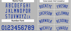 Custom Gray Royal-Classic Tops Men Casual Basketball Jersey