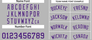 Custom Gray Purple-Classic Tops Men Casual Basketball Jersey