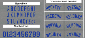 Custom Dark Gray Royal Classic Sets Bull Basketball Jersey