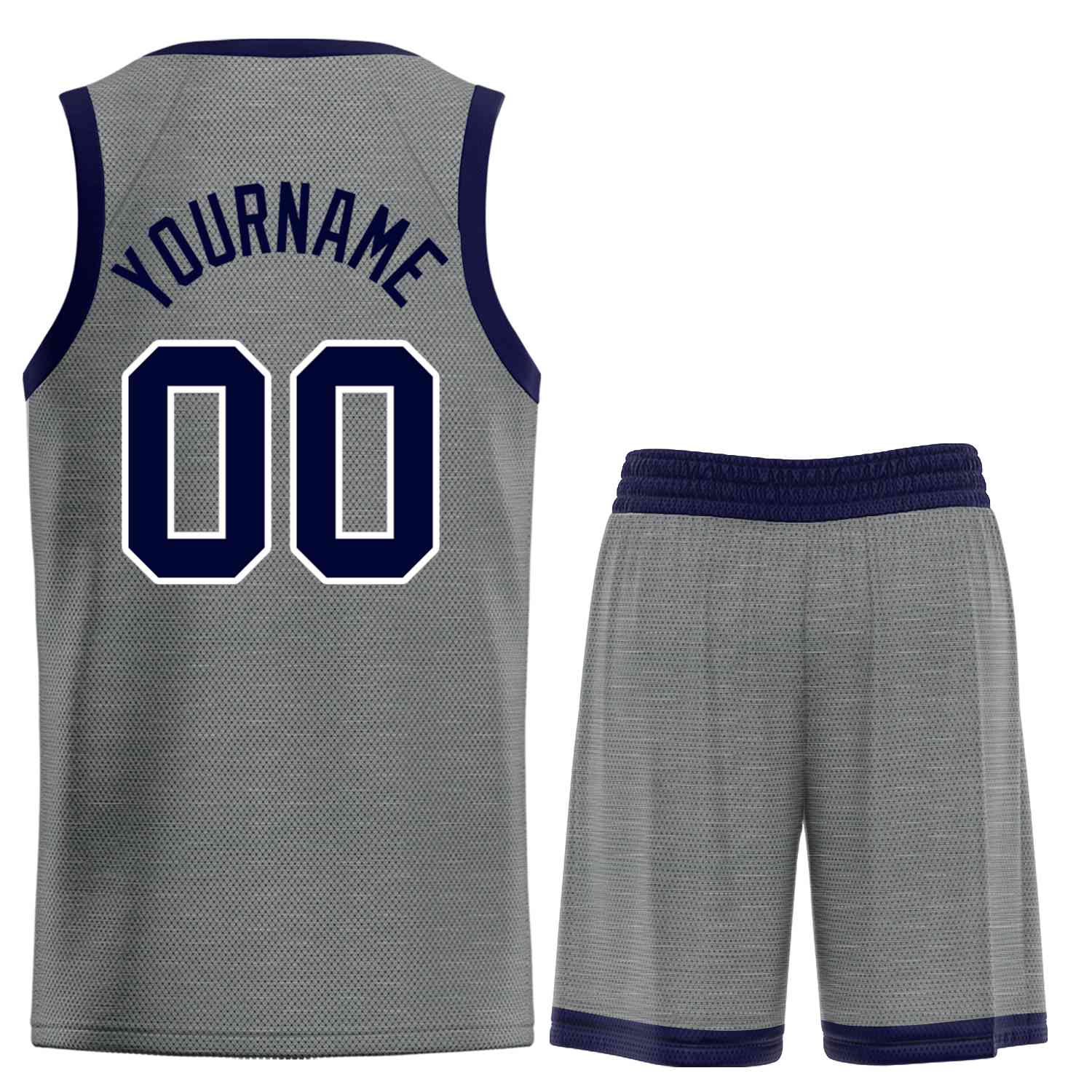 Custom Dark Gray Navy-White Classic Sets Bull Basketball Jersey