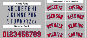 Custom Gray Maroon-Navy Classic Sets Bull Basketball Jersey