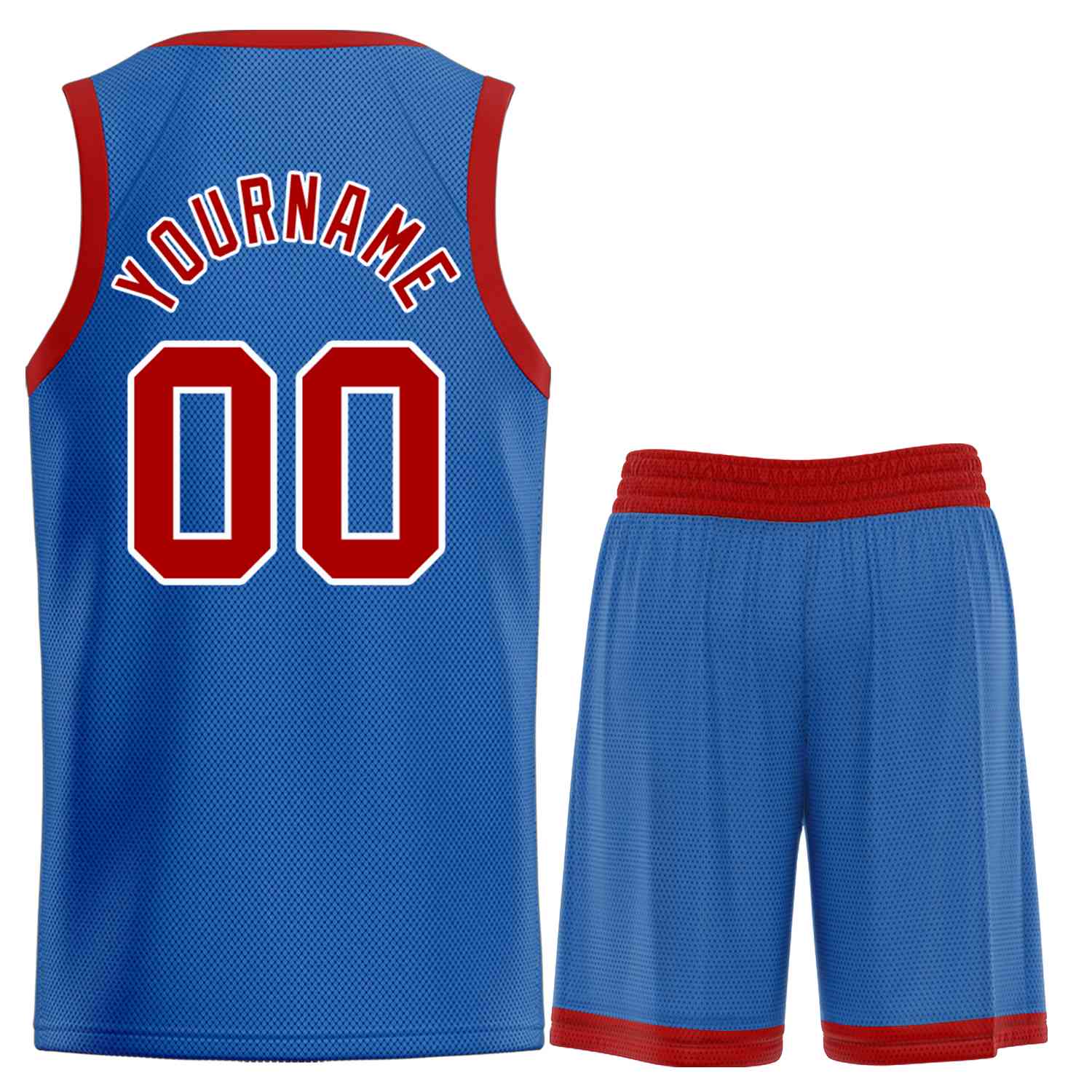 Maillot de basket-ball incurvé personnalisé bleu marron-blanc Bull Classic