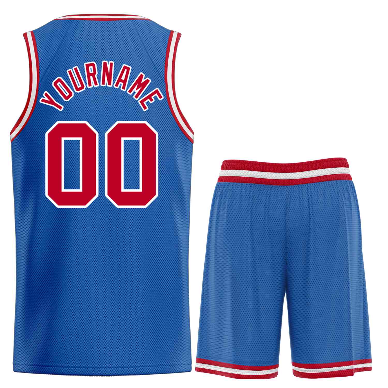 Maillot de basket-ball incurvé personnalisé bleu marron-blanc Bull Classic