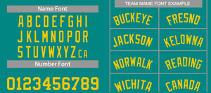 Custom Teal Yellow Bull Classic Sets Basketball Jersey