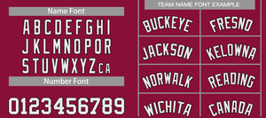 Custom Maroon White-Black Classic Sets Curved Basketball Jersey