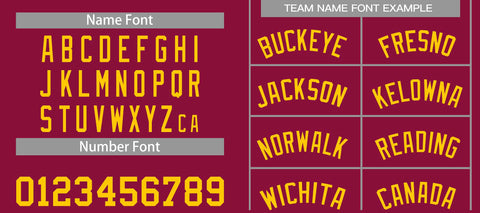 Custom Maroon Yellow-Classic Sets Curved Basketball Jersey