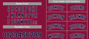 Custom Maroon Navy-White Classic Sets Curved Basketball Jersey