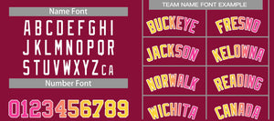 Custom Maroon Pink-White Classic Sets Curved Basketball Jersey