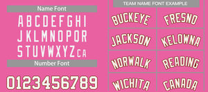 Custom Pink White-Orange Classic Sets Bull Basketball Jersey