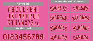 Custom Pink Red-Gray Classic Sets Bull Basketball Jersey