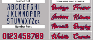 Custom Gray Maroon-Navy Classic Tops Casual Basketball Jersey