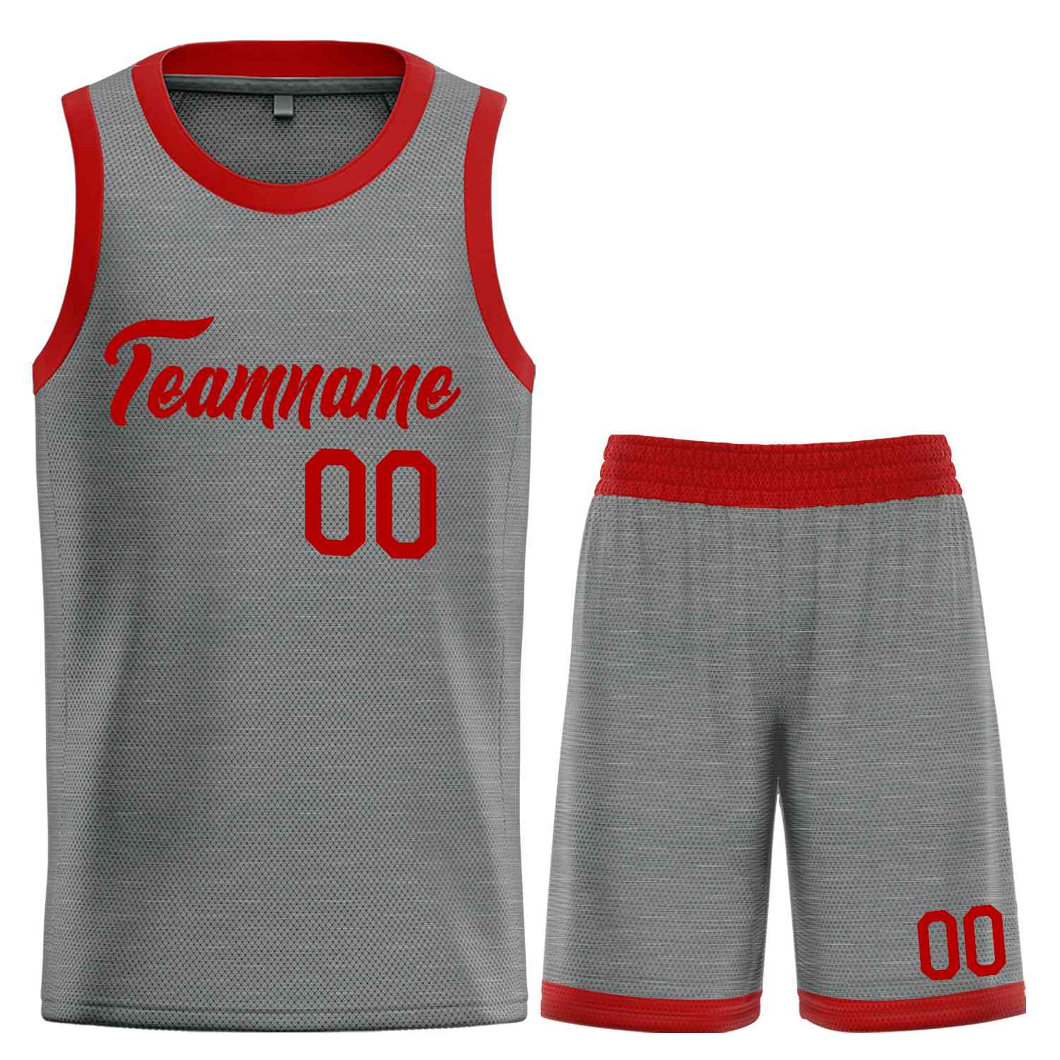 Uniforme de sport de guérison marron gris foncé personnalisé, ensembles classiques de maillot de basket-ball