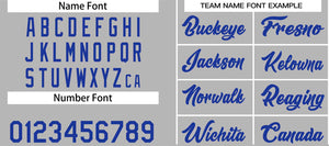 Custom Gray Royal Heal Sports Uniform Classic Sets Basketball Jersey