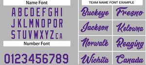 Custom Gray Purple Heal Sports Uniform Classic Sets Basketball Jersey