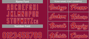 Custom Maroon Red-Gray Heal Sports Uniform Classic Sets Basketball Jersey