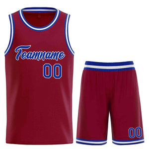 Uniforme de sport de guérison personnalisé marron Royal-blanc, ensembles classiques, maillot de basket-ball