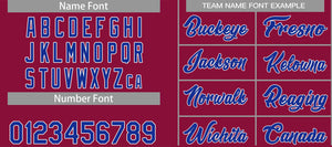 Custom Maroon Royal-White Heal Sports Uniform Classic Sets Basketball Jersey