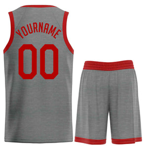 Ensemble classique marron gris foncé personnalisé, uniforme de sport, maillot de basket-ball