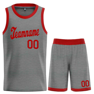 Ensemble classique marron gris foncé personnalisé, uniforme de sport, maillot de basket-ball