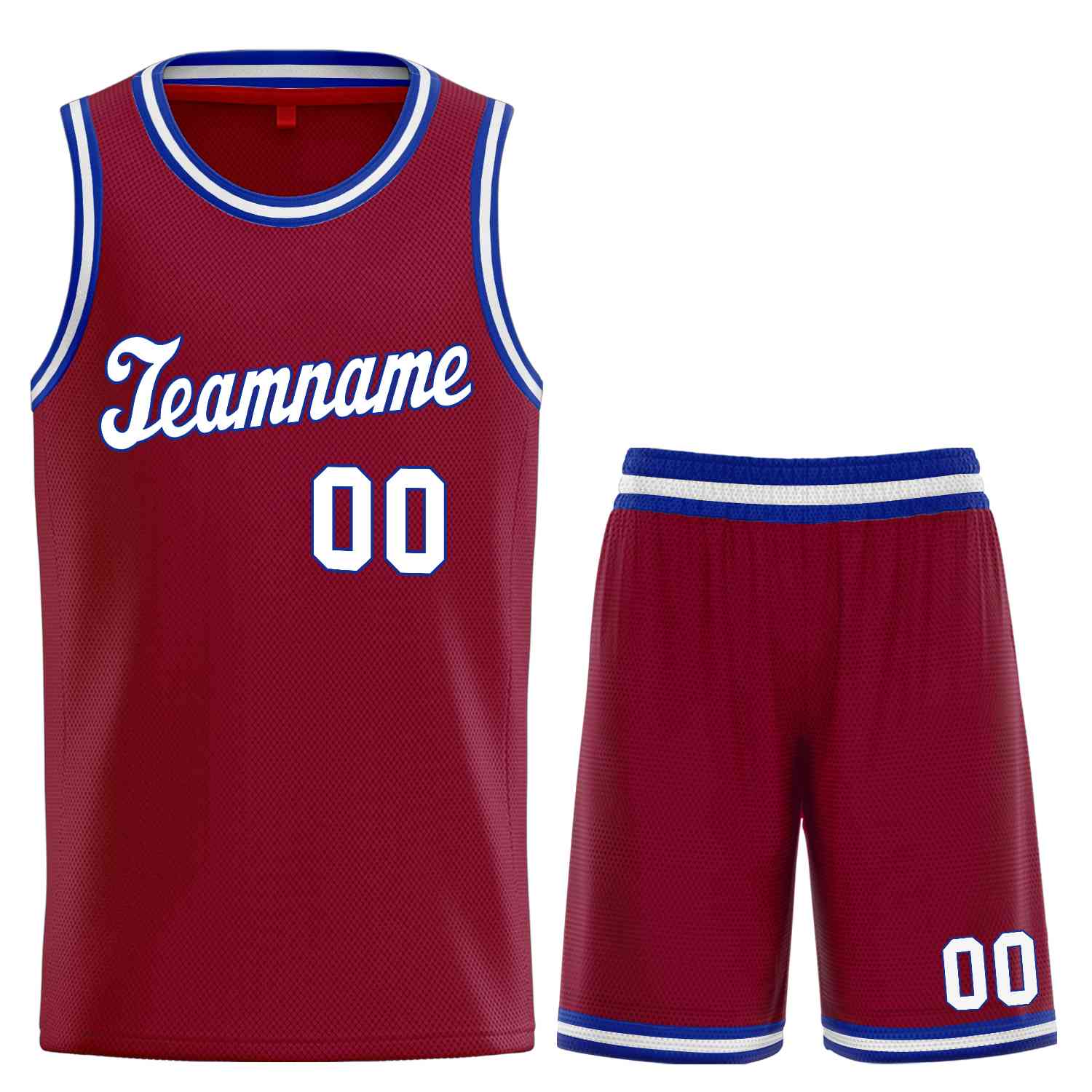 Ensemble classique marron blanc-Royal personnalisé, uniforme de sport, maillot de basket-ball