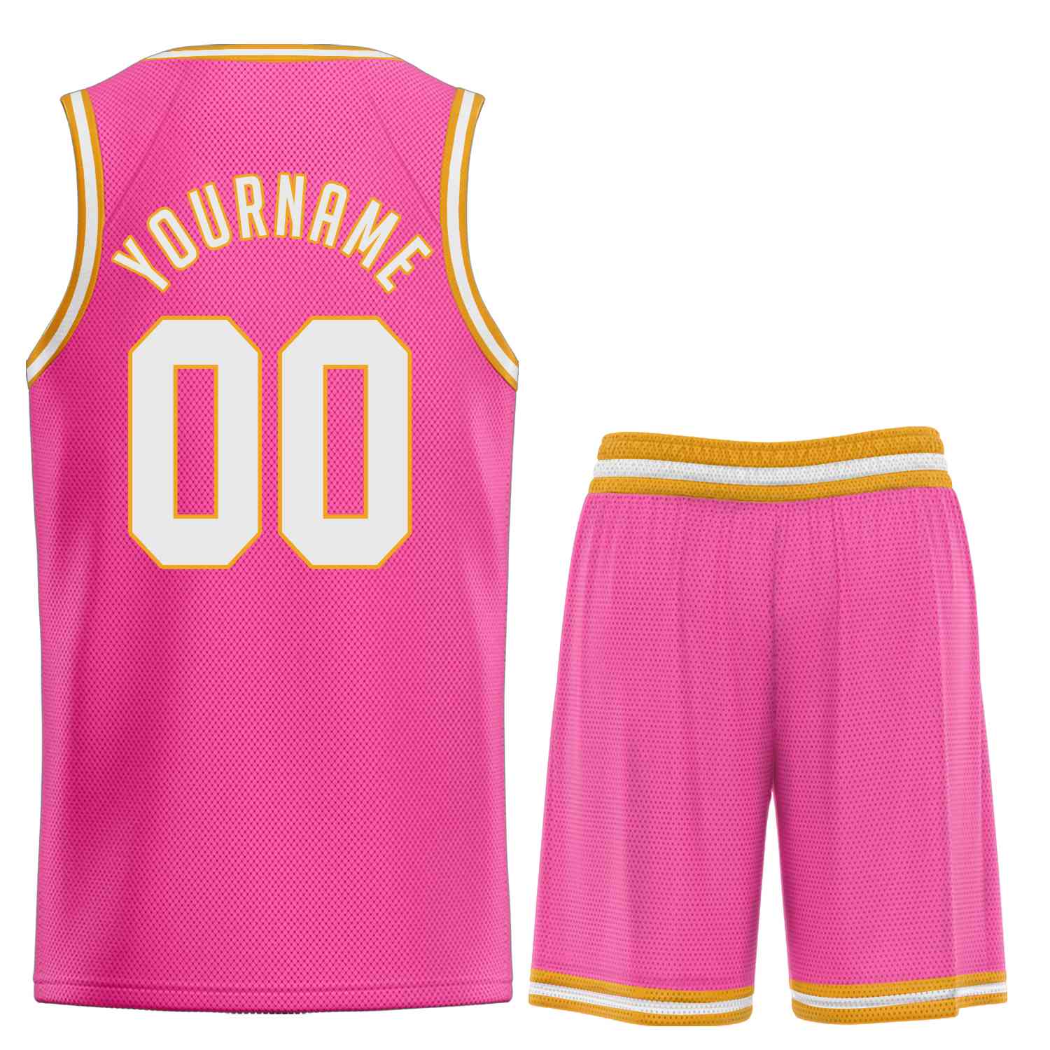 Le classique rose personnalisé définit le maillot de basket-ball uniforme de sport