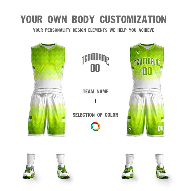 Custom Neon Green White Pinstripe Navy-White Authentic Basketball Jersey in  2023