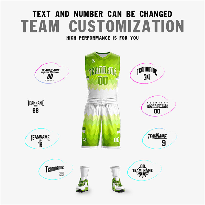 neon green basketball jersey design
