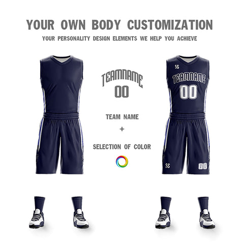 navy reversible team basketball jerseys custom information