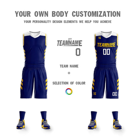 navy and white reversible basketball jersey customization