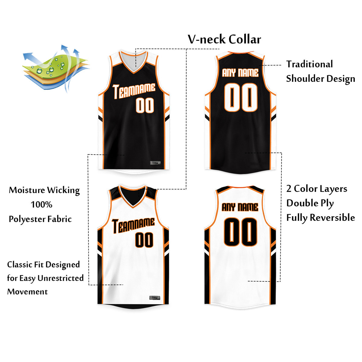 basketball home jersey color