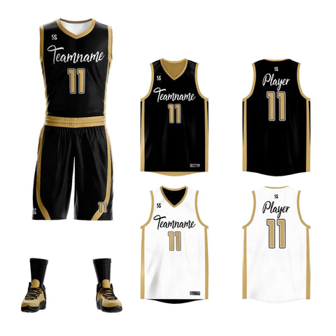 custom reversible basketball jerseys for school teams