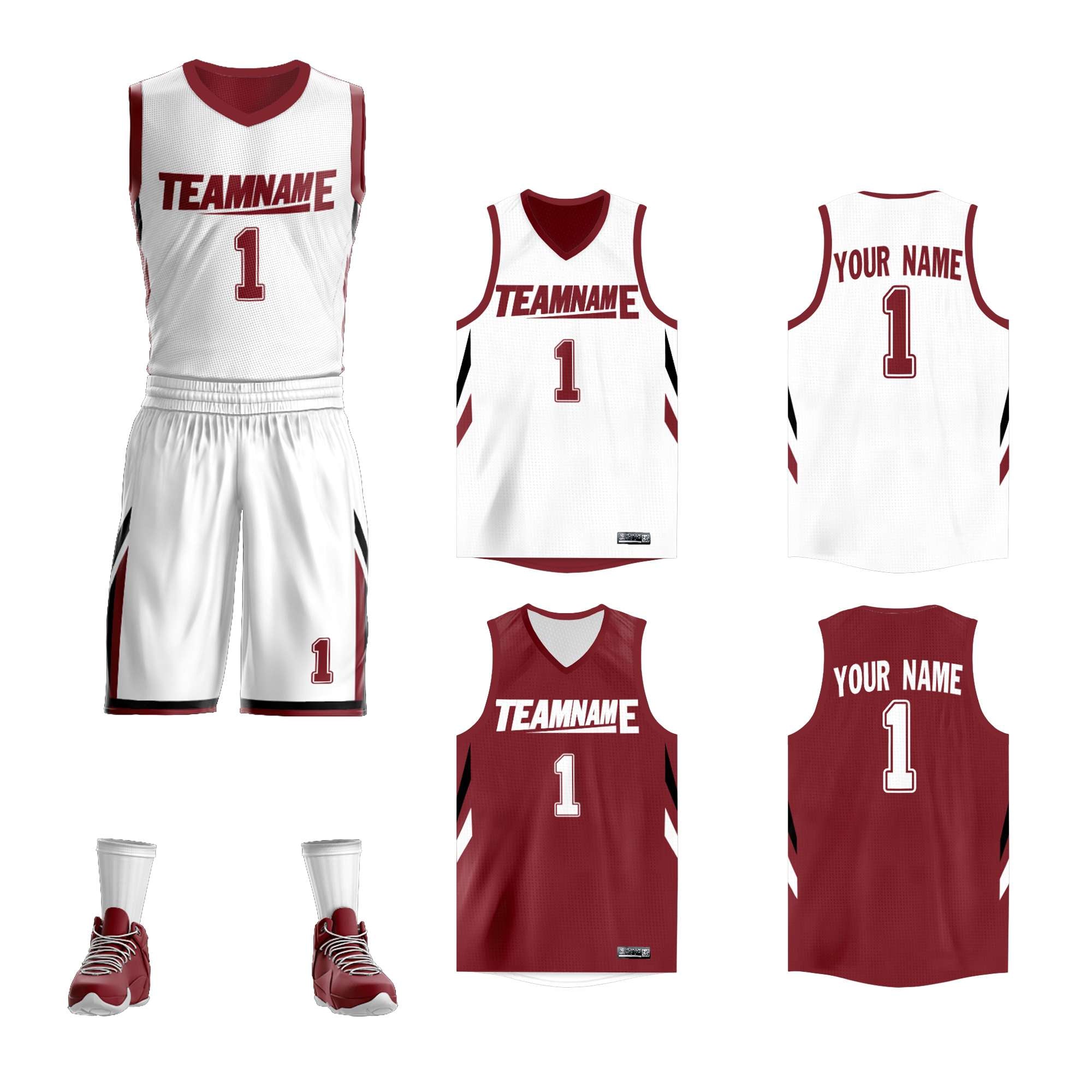 reversible basketball jerseys with numbers