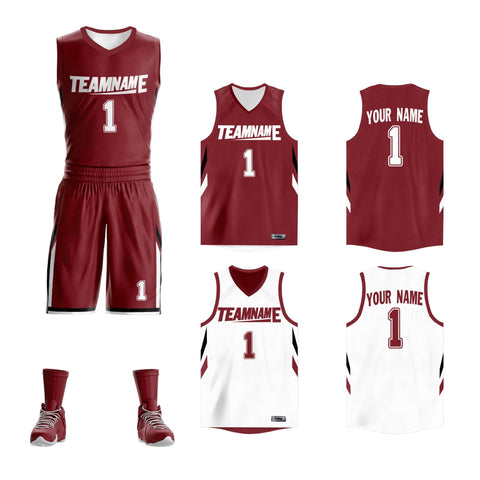 custom reversible basketball practice jerseys