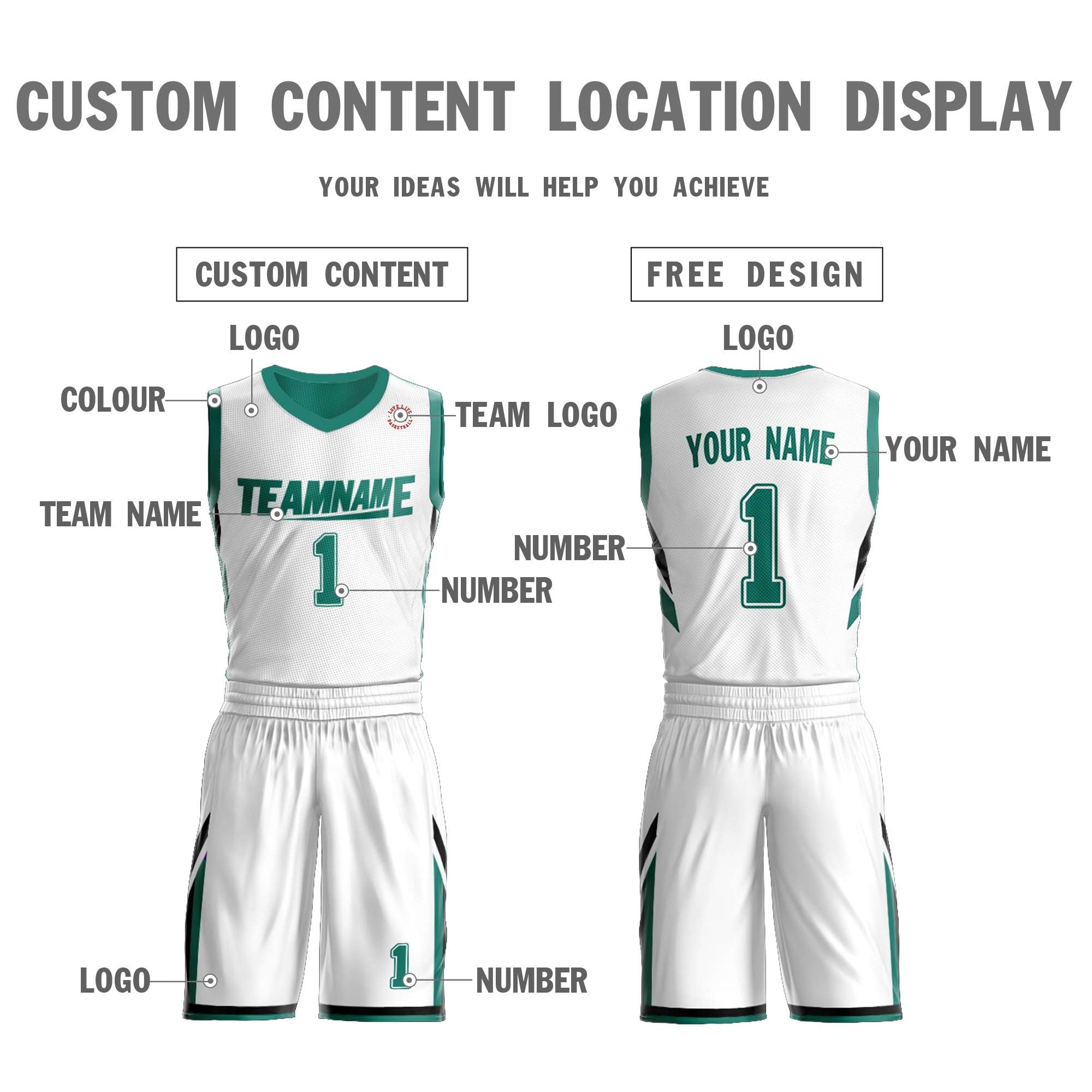 reversible basketball vest jersey