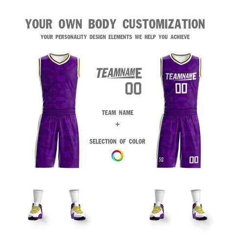 Purple Basketball Jersey