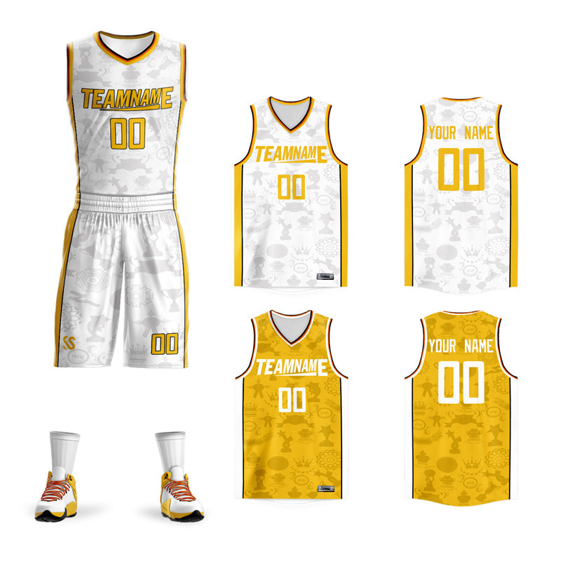 Yellow Basketball Jersey