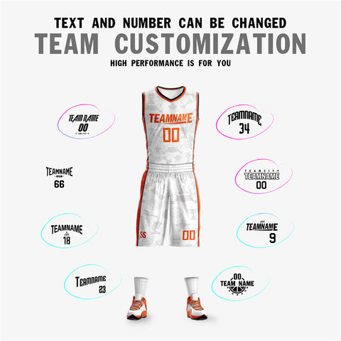 Grey Versus Orange Design Basketball Wear Latest Customize