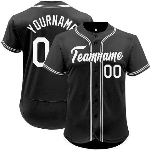 custom black vintage baseball jerseys