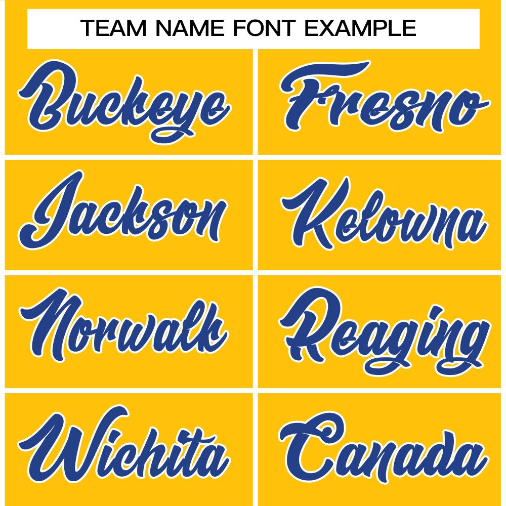 baseball customizable jersey team name font example for team