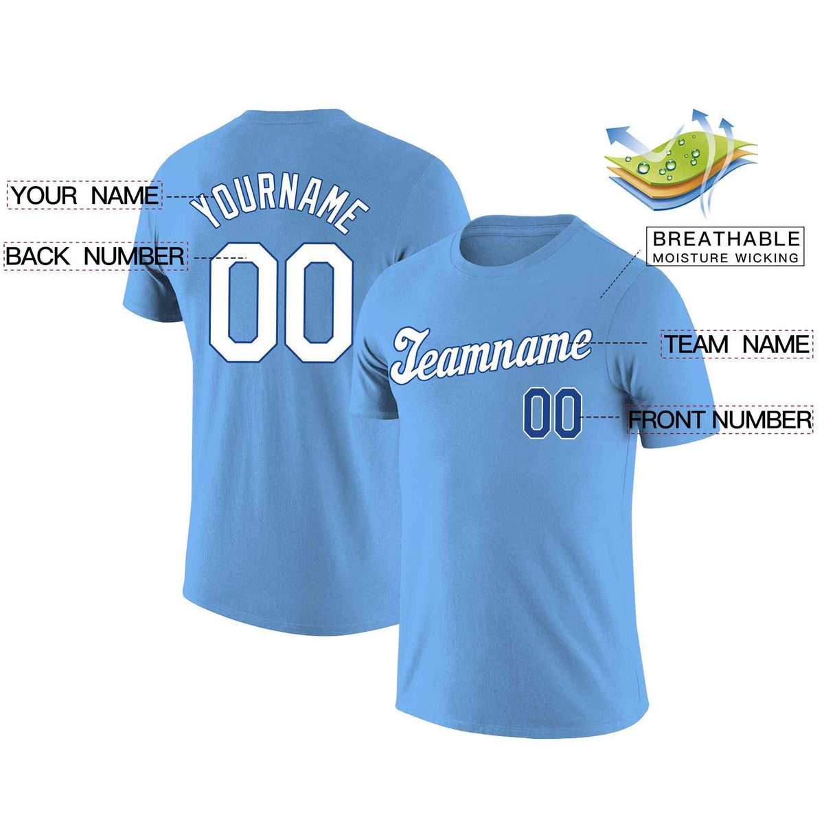 Solid Royal Blue Classic Custom Shirt 100c 100/2*100/2 Sap088a