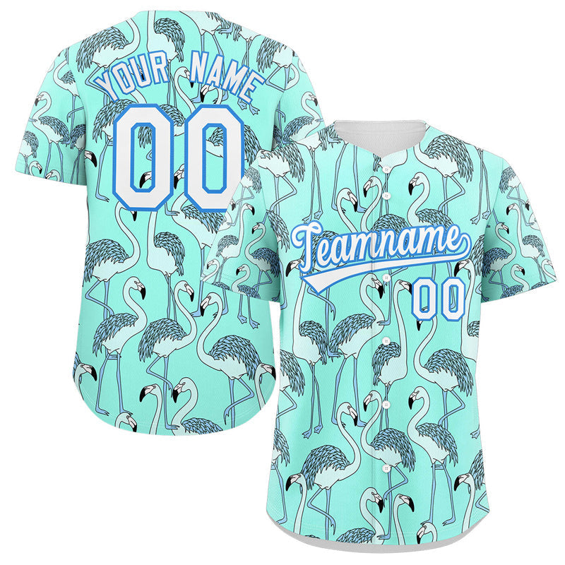 Aqua Baseball Jersey