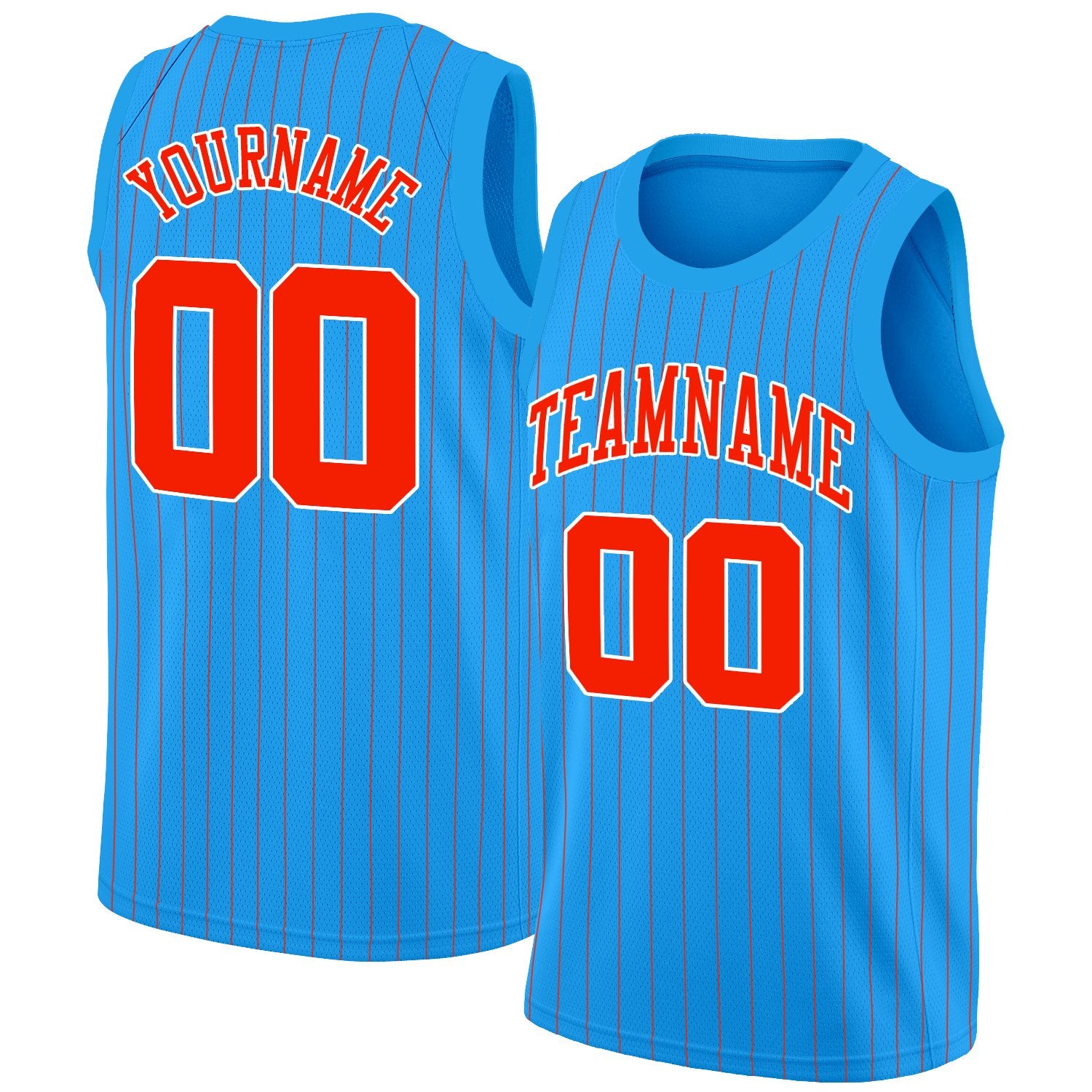 Custom Blue Red-White Stripe Fashion Tops Fashion Sportwear Basketball Jersey