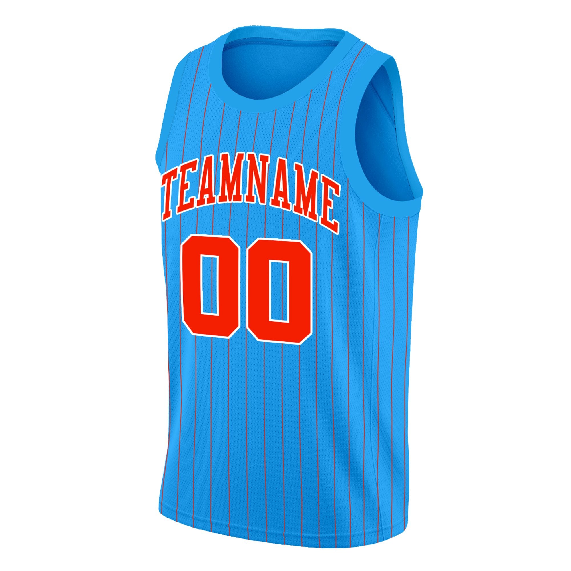 Custom Blue Red-White Stripe Fashion Tops Fashion Sportwear Basketball Jersey