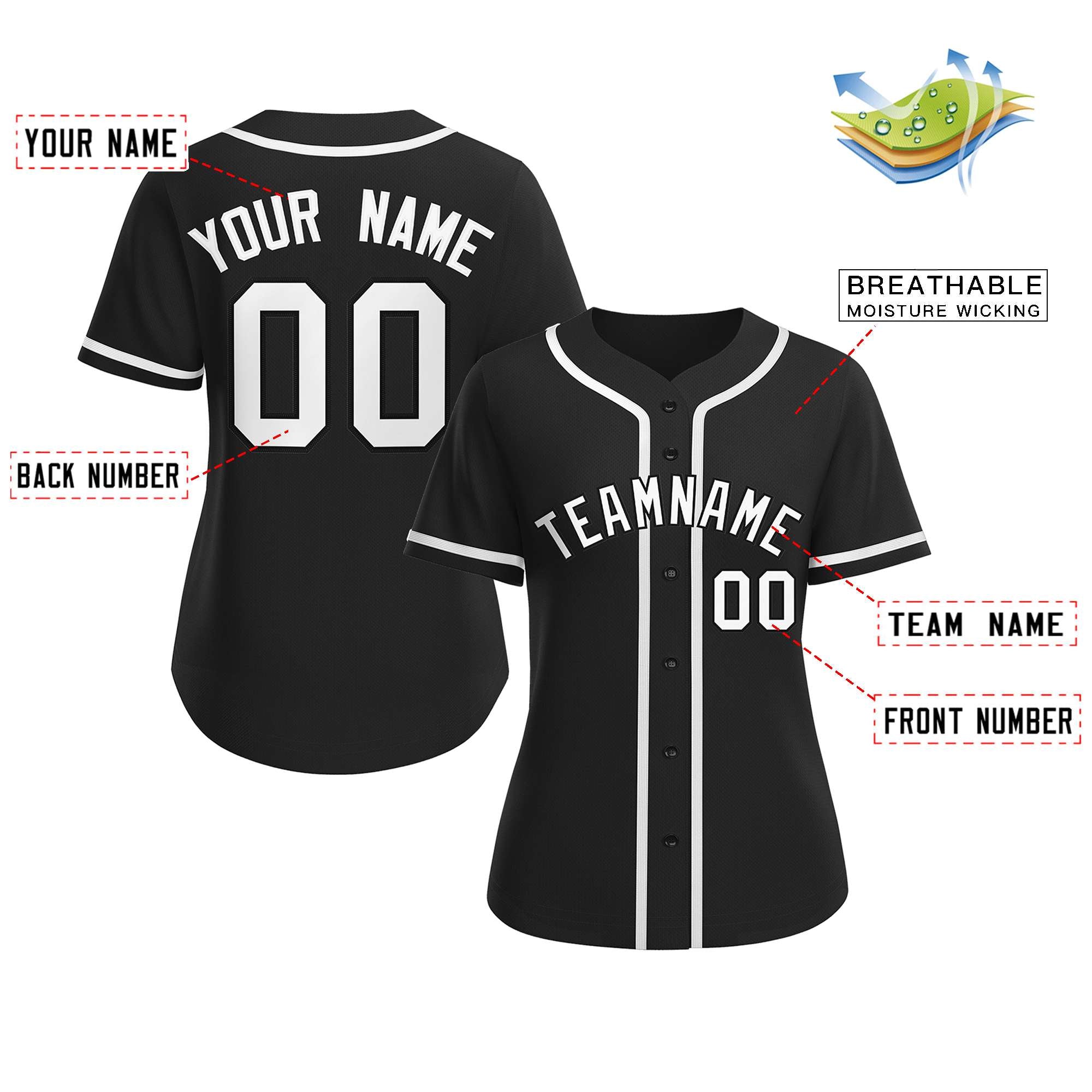 Customizable Baseball Jerseys